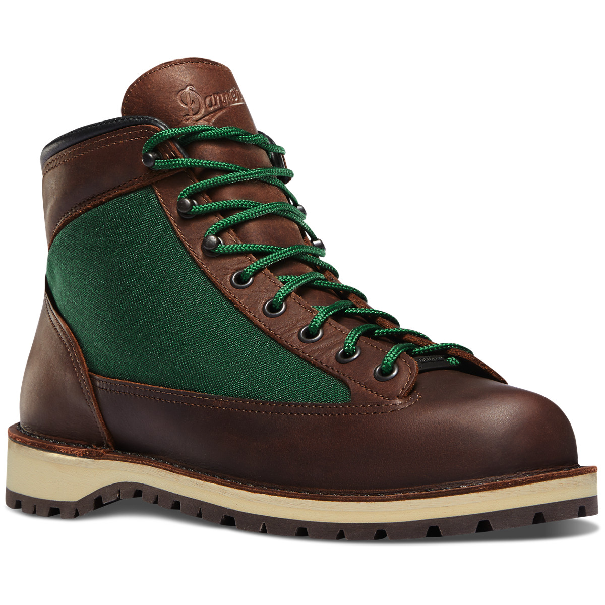 Danner Ridge Dark Brown/Green Hiking Boots Mens - South Africa 87513EKQF